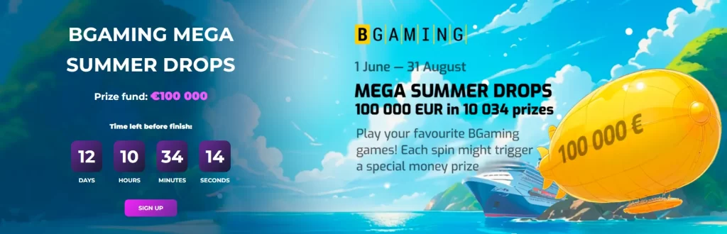 BGaming Mega Summer Drops