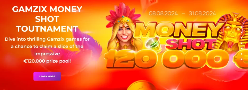 Gamzix Money Shot Slots Gallery Casino Tournament