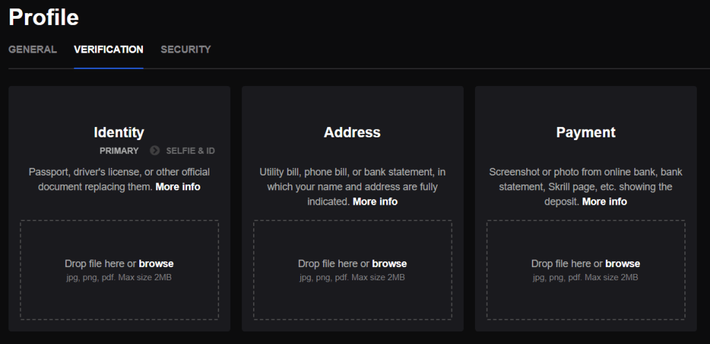 Verification after Login